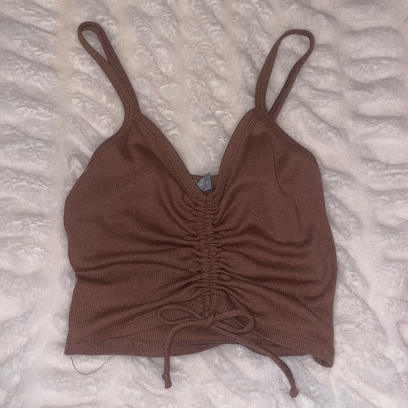 Tilly’s drawstring cropped tank top - Picture 1 of 1
